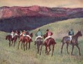 racehorses in a landscape 1894 Edgar Degas